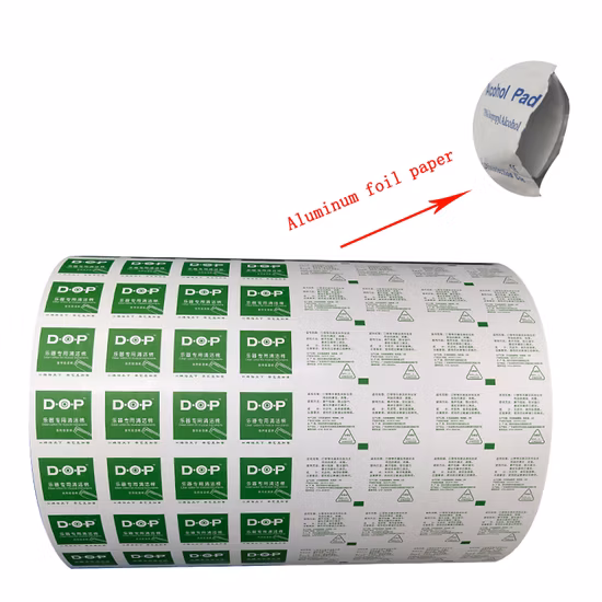 Material de embalagem limpo para papel laminado de folha de alumínio